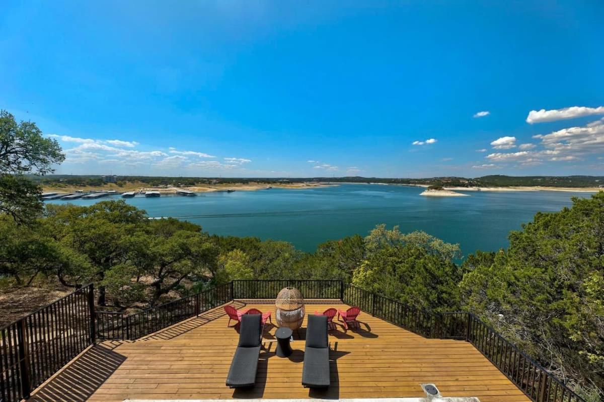 Atlantis On Lake Travis Pool Hot Tub Dock Villa Leander Exterior foto