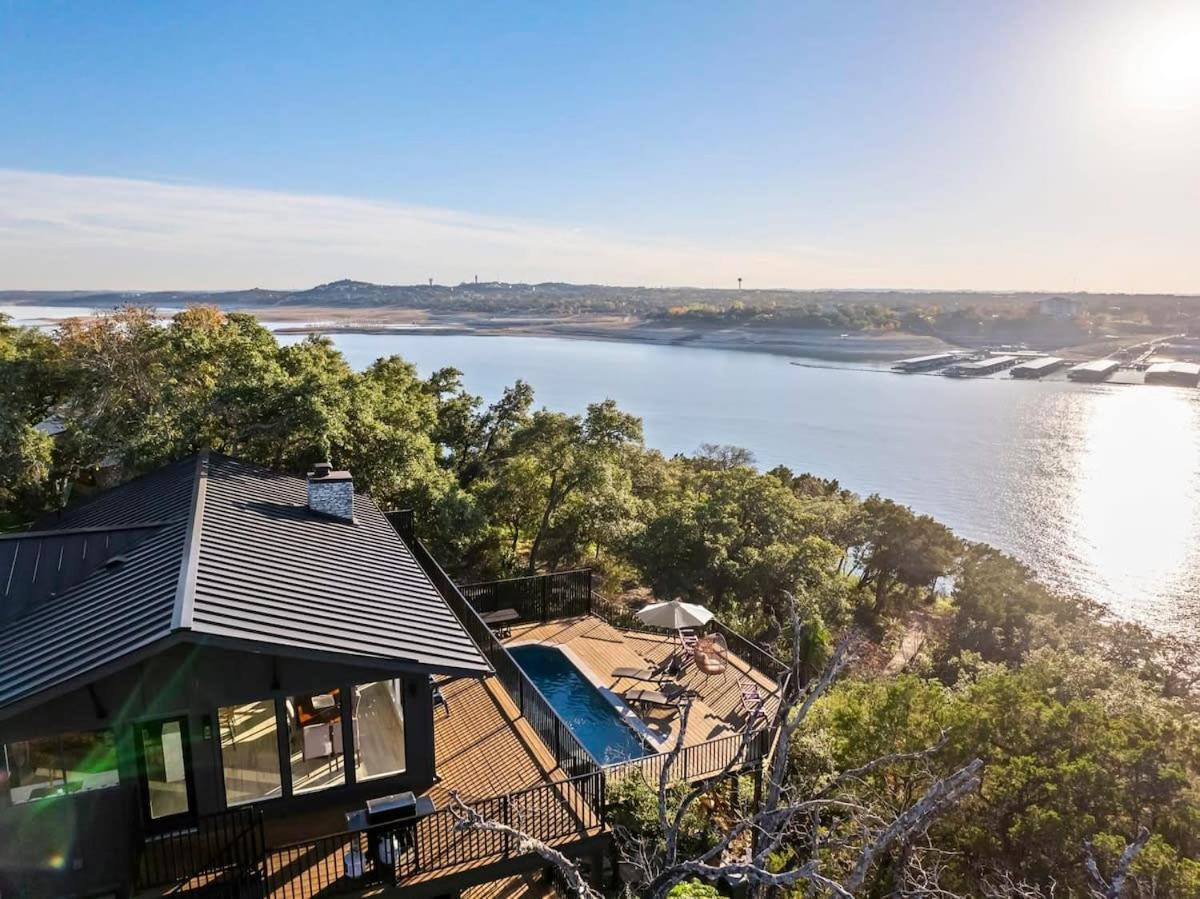 Atlantis On Lake Travis Pool Hot Tub Dock Villa Leander Exterior foto