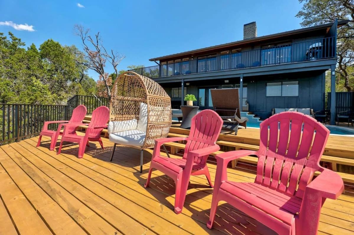 Atlantis On Lake Travis Pool Hot Tub Dock Villa Leander Exterior foto